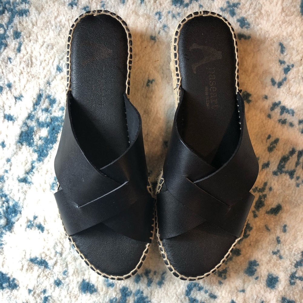 Paserat Leather Espadrilles